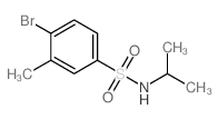 N-异丙基-4-溴-3-甲基苯磺酰胺图片