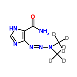 达卡巴嗪-d6结构式