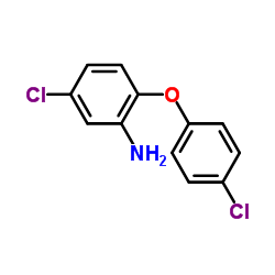 5-氯-2-(4-氯苯氧基)-苯胺结构式