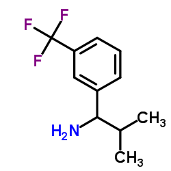 2-Methyl-1-[3-(trifluoromethyl)phenyl]-1-propanamine结构式
