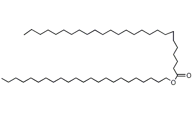 蜡酸二十三烷酯结构式
