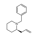 (R)-N(1)-benzyl-2-allylpiperidine结构式