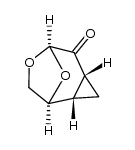 (1S,2S,4R,6R)-7,9-dioxatricyclo[4.2.1.0(2,4)]nonan-5-one结构式