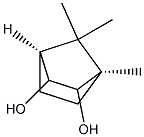 (1R,4S)-1,7,7-三甲基双环[2.2.1]庚烷-2,3-二醇结构式