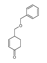 4-[(phenylmethoxy)methyl]-2-cyclohex-2-en-1-one Structure