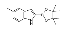 5-Methylindole-2-boronic acid pinacol ester Structure