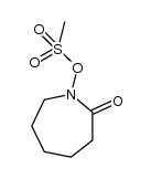N-mesyloxycaprolactam结构式