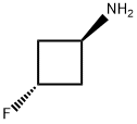 反式-3-氟环丁胺结构式