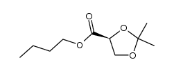 (S)-butyl 2,2-dimethyl-1,3-dioxolane-4-carboxylate Structure