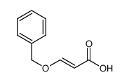 3-phenylmethoxyprop-2-enoic acid结构式