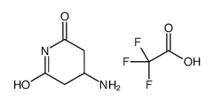 4-氨基哌啶-2,6-二酮 2,2,2-三氟乙酸酯结构式