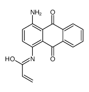 N-(4-amino-9,10-dioxoanthracen-1-yl)prop-2-enamide结构式