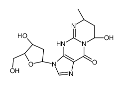 α-甲基-γ-羟基-1,N2-丙-2'-脱氧鸟苷(非对映异构体混合物)结构式