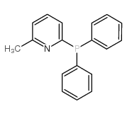 2-二苯基膦-6-甲基吡啶结构式
