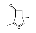 1,4-DIMETHYLBICYCLO[3.2.0]HEPT-3-EN-6-ONE结构式