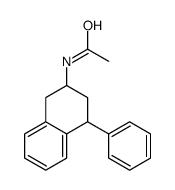 N-(4-phenyl-1,2,3,4-tetrahydronaphthalen-2-yl)acetamide结构式