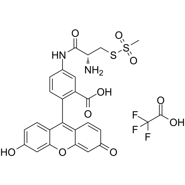 MTSEA-Fluorescein Structure