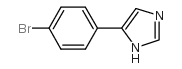 4-(4-溴苯基)-1H-咪唑结构式