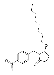 1-[(4-nitrophenyl)methyl]-5-octoxypyrrolidin-2-one Structure