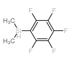 Dimethyl(pentafluorophenyl)silane Structure