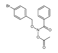 [benzoyl-[(4-bromophenyl)methoxy]amino] acetate结构式