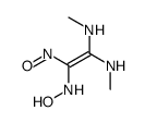 N-[2,2-bis(methylamino)-1-nitrosoethenyl]hydroxylamine结构式
