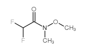 2,2-Difluoro-N-methoxy-N-methylacetamide Structure