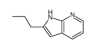 2-丙基-1H-吡咯并[2,3-B]吡啶结构式