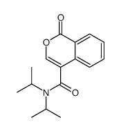 1-oxo-N,N-di(propan-2-yl)isochromene-4-carboxamide结构式