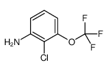 2-氯-3-(三氟甲氧基)-苯胺结构式