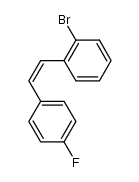 (Z)-1-bromo-2-(4-fluorostyryl)benzene结构式