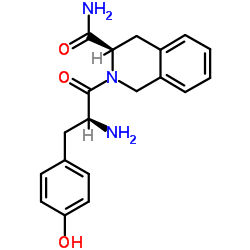 H-Tyr-D-1,2,3,4-tetrahydroisoquinoline-3-carboxamide . HCl Structure