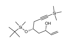 (3S,5R)-5-(tert-butyldimethylsilyloxy)-8-(trimethylsilyl)oct-1-en-7-yn-3-ol Structure