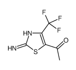 1-(2-氨基-4-(三氟甲基)噻唑-5-基)乙酮结构式