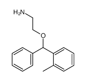 2-[(2-methylphenyl)-phenylmethoxy]ethanamine Structure