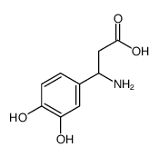 3-氨基-3-(3,4-二羟基苯基)-丙酸结构式