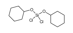 dichloro-bis-cyclohexyloxy-silane结构式