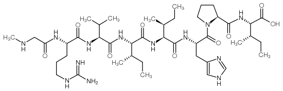 (Sar1,Ile4.8)-Angiotensin II trifluoroacetate salt structure