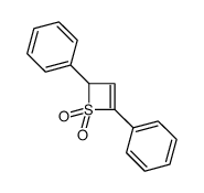 2,4-diphenyl-2H-thiete 1,1-dioxide Structure
