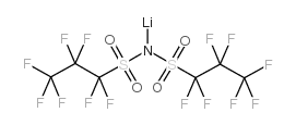 lithium bis(1,1,2,2,3,3,3-heptafluoro-1-propanesulfonyl)imide Structure