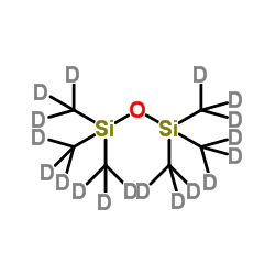 Hexakis[(2H3)methyl]disiloxane structure