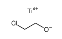titanium(4+) 2-chloroethanolate structure