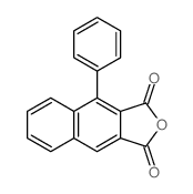 1-苯基-2,3-萘二羧酸酐结构式
