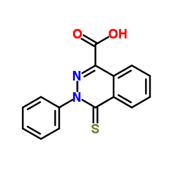 3,4-二氢-3-苯基-4-硫代酞唪-1-甲酸结构式