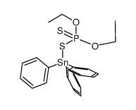 triphenyltin-bis(diethyl)dithiophosphate Structure