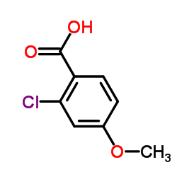 2-Chloro-4-methoxybenzoic acid Structure