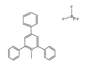 1N-methyl-2,4,6-triphenylpyridinium tetrafluoroborate结构式