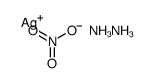 diamminesilver(1+) nitrate Structure