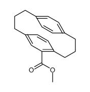 Tricyclo[10.2.2.25,8]octadeca-5,7,12,14(1),15,17-hexene-6-carboxylic acid methyl ester Structure