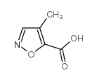 4-甲基异噁唑-5-羧酸结构式